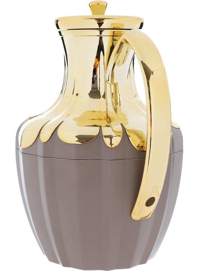 Alsaif Shaden Thermal Glass Thermos 1 Liter Brown  - Image 3