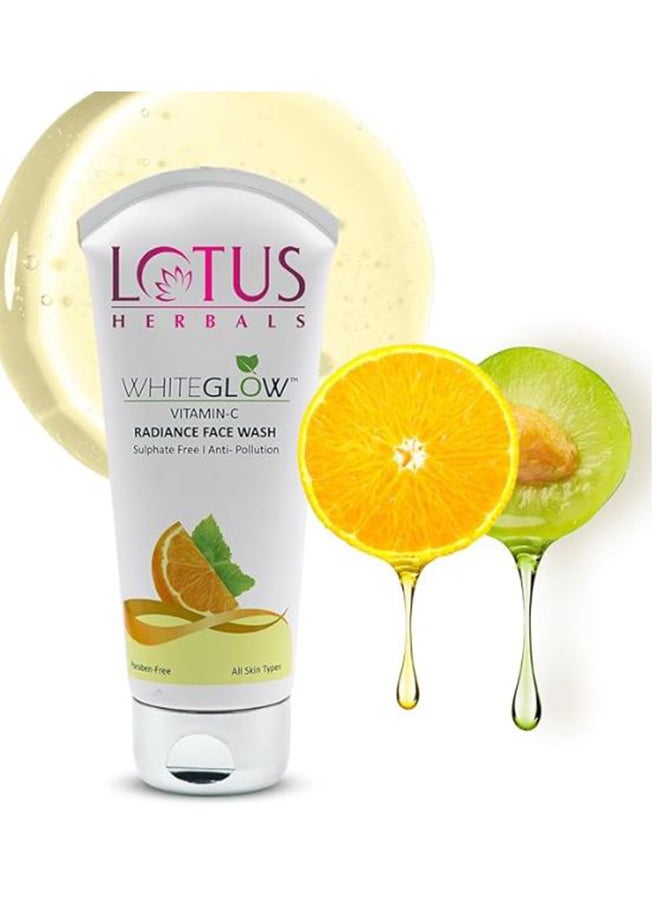 LOTUS HERBALS Whiteglow Vitamin-C Radiance Face Wash  - Image 1