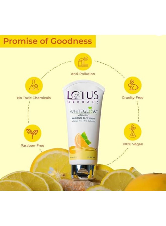 LOTUS HERBALS Whiteglow Vitamin-C Radiance Face Wash  - Image 5
