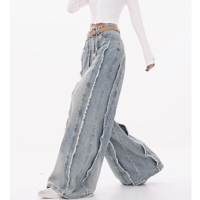 Unisex Classic Denim Jeans Loose Fit Daily Outdoor Wear - Image 4