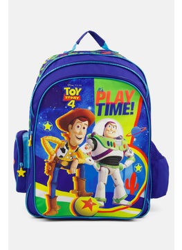 Kids Boy Toy Story 4 Backpack 45 H x 32 L x 14 W cm, Blue Combo