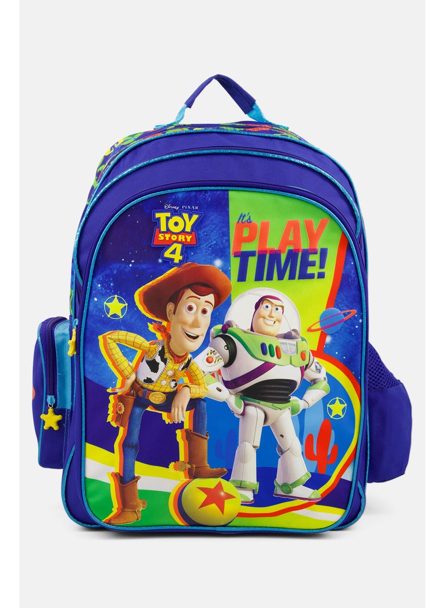Disney Pixar - Kids Boy Toy Story 4 Backpack 45 H x 32 L x 14 W cm, Blue Combo - Image 1