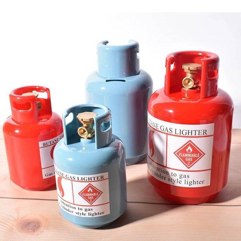 Creative Children's Day Gift Large Simulation Gas Tank Piggy Bank Personalized Fun Fire Extinguisher Piggy Bank Gift(Gas tank-small red) - Image 3