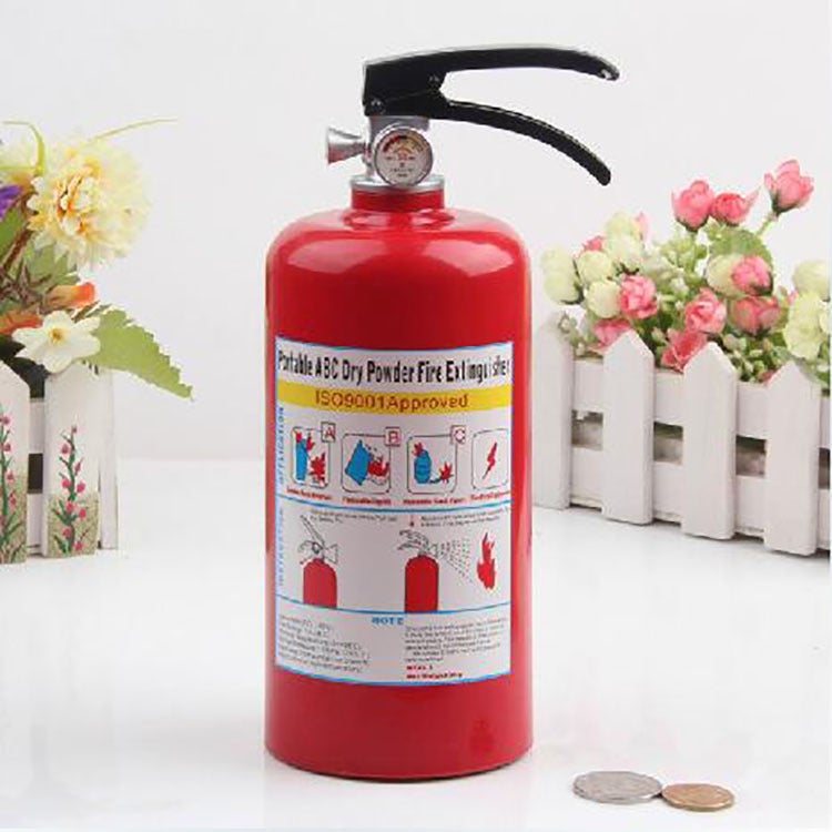 Creative Children's Day Gift Large Simulation Gas Tank Piggy Bank Personalized Fun Fire Extinguisher Piggy Bank Gift(Gas tank-small red) - Image 2
