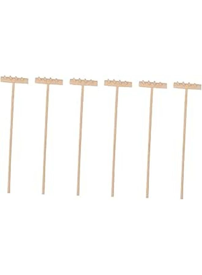 6 Pcs Mini Zen Garden Rake Set Sand Tools For Desk Decoration Meditation Stress Relief - Image 1