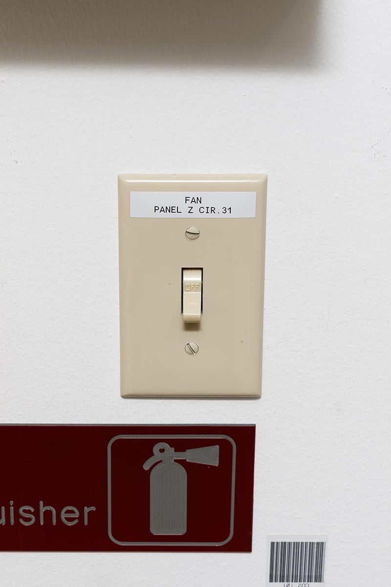 Brady Vinyl Label Tape for BMP21 Series Printers - Black on White, 9.53 mm x 6.40 m - Image 5