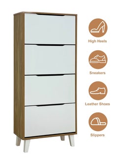 Generic Wooden Shoes Cabinet With Flip Doors 155*60*40 CM  - Image 4