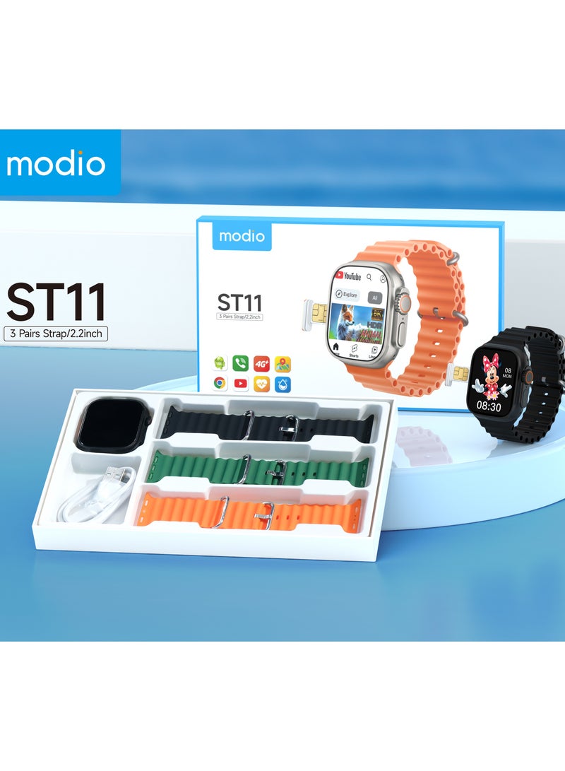 Modio ST11 Smart watch With 3 Pair 5G 4/64GB - Image 2