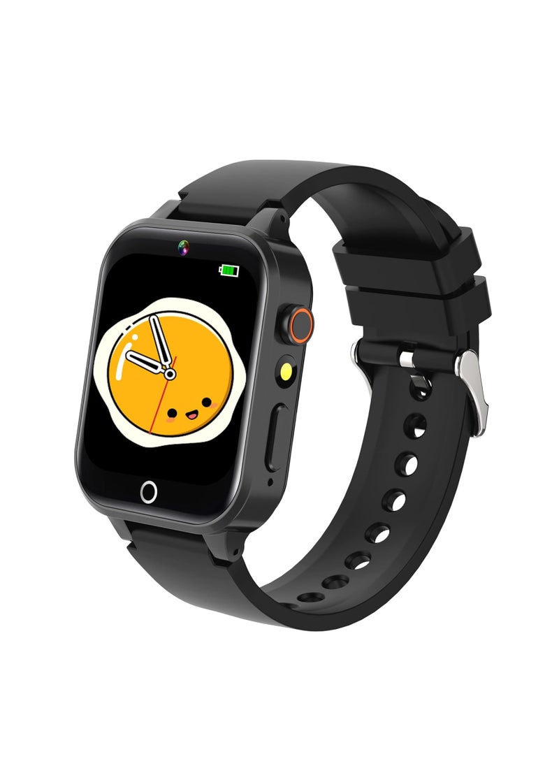 Generic - Smart Watch for 4-12 Year-old Kids, Comes with Video, Camera, Music Player Functions and 26 Games (Black) - Image 1