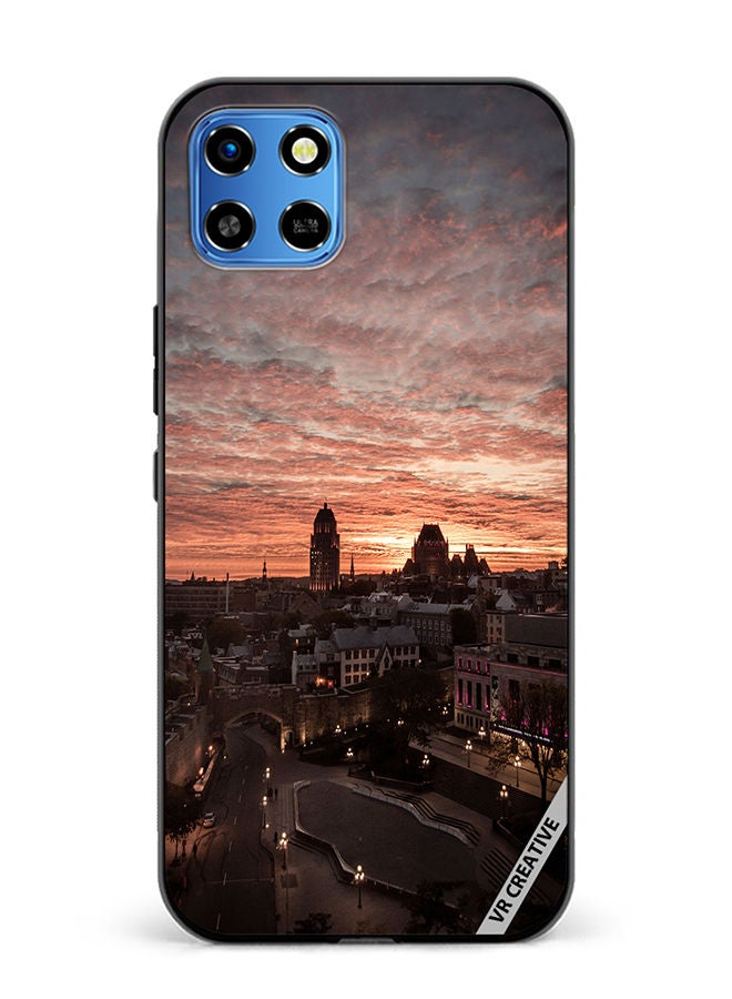 VR CREATIVE Protective Case Cover For Infinix Smart 6 HD Quebec City Design Multicolour - Image 1