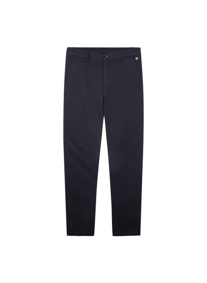 Tries Men's Casual Pants, Fall New Product, Plum Blossom Embroidery, Long-staple Cotton, New Skin Breathable Trousers, Business Solid Color Pants - Image 2