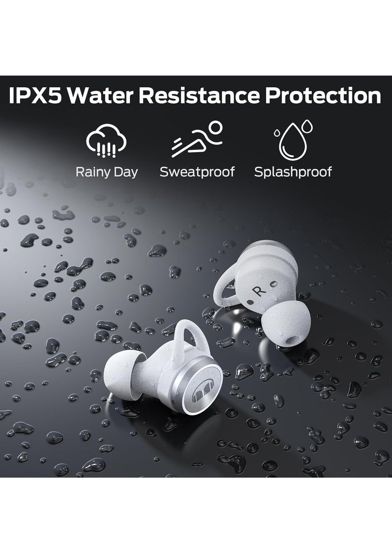 Monster Clarity 101Plus AirLinks Wireless Earbuds, Bluetooth 5.3 in-Ear Headphones with Charging Case, Stereo Earphones Deep Bass Sound, 28H Long Playtime, Water Resistant Design for Sports - Image 4