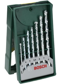 Bosch Mini-X-Line Masonry Drill Bit Set, 7-Piece