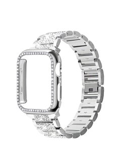 Suitable For IWatch6 Smart For Apple Watch Strap For Apple Three Beads Diamond Strap Spot Wholesale-Color:42/44/45/49mm (alloy) Seven Color Strap