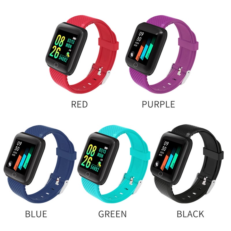 Smart Bracelet with 1.44 Inches TFT Screen Watch Heart Rate Blood Pressure Blood Oxygen Monitoring Multi-Sport Mode BT Watch IP67 Waterproof Two-way Lookup Wristband for Men Women - Image 2