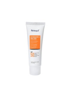 RE' EQUIL Oxybenzone and OMC Free Sunscreen For Oily, Sensitive & Acne Prone Skin, SPF 50 PA+++ - 50g  - Image 1