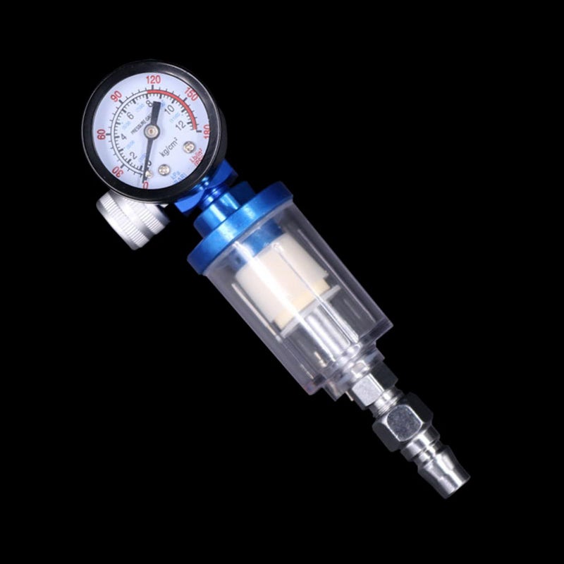 Pneumatic Spray Gun Air Regulator with Water Trap Filter and Oil Separator Divisible - Image 4
