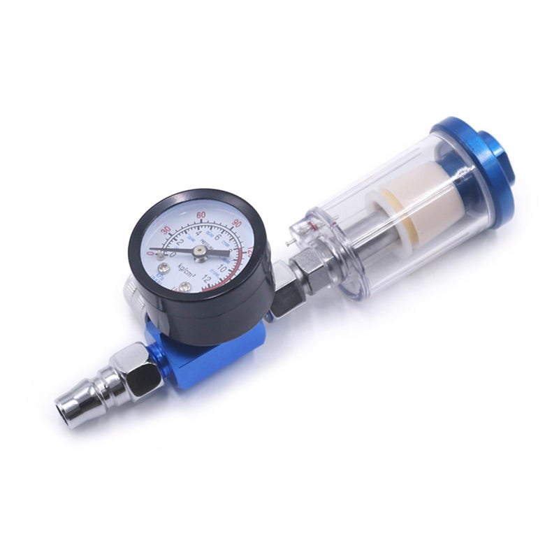 Pneumatic Spray Gun Air Regulator with Water Trap Filter and Oil Separator Divisible - Image 2