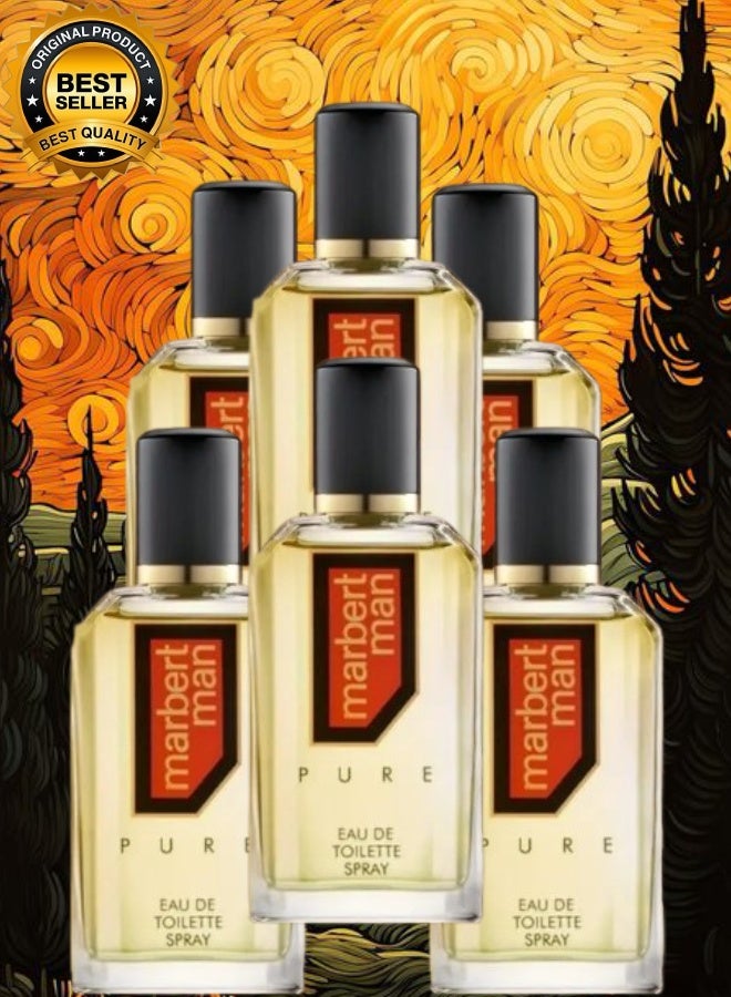 ماربرت مان 6 قطع عطر ماربيت مان بيور 125مل - Image 1