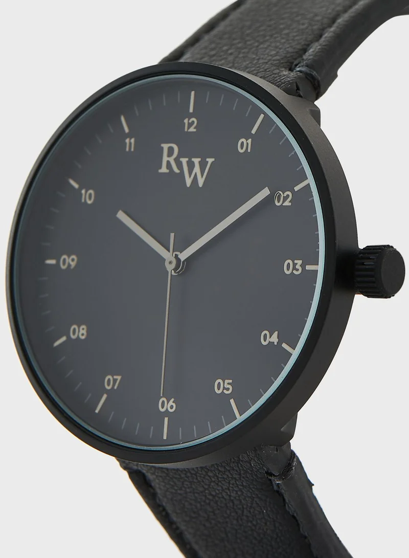 Robert Wood Minimal Analogue Dress Watch