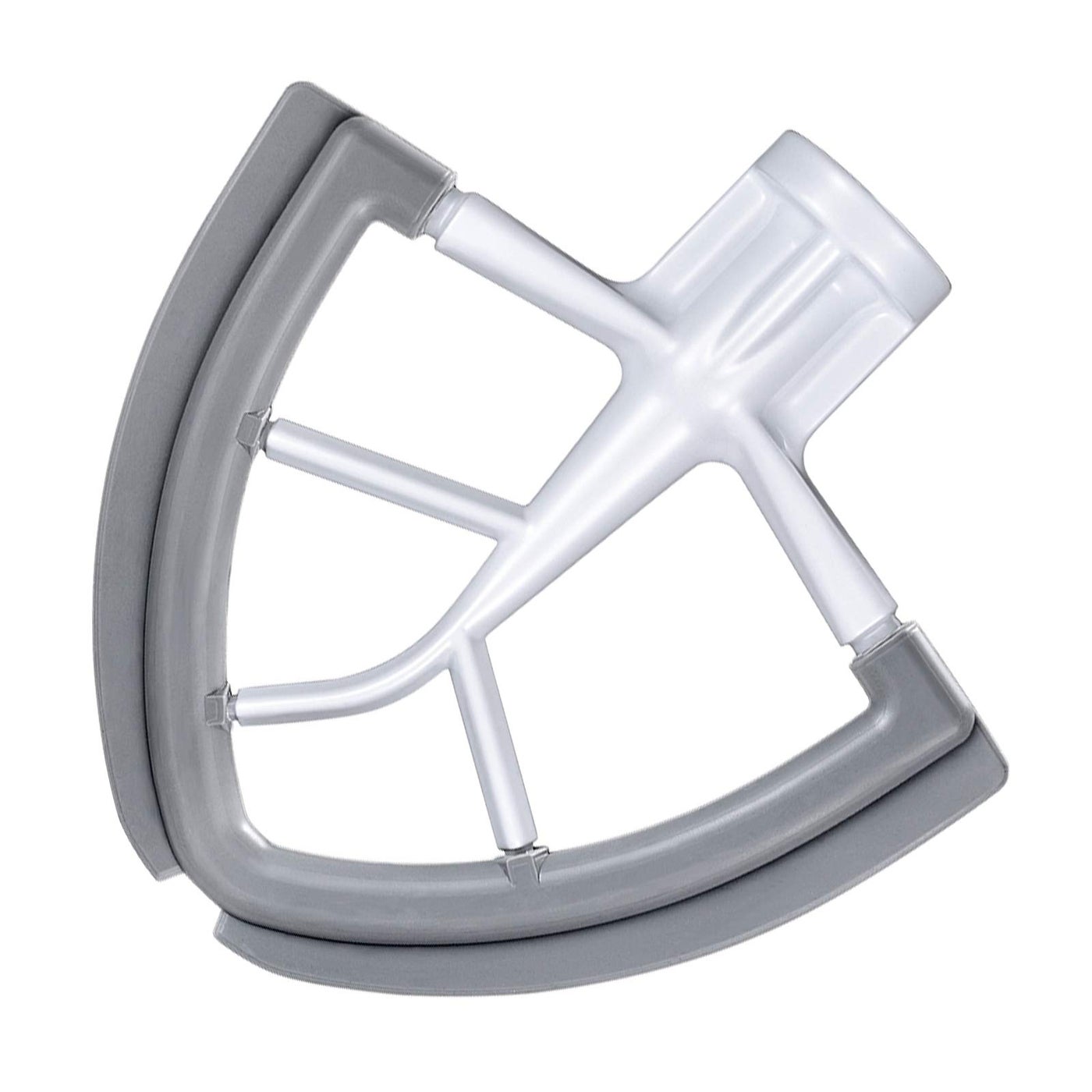 Flex Edge Beater for KitchenAid 455 QT Tilt Head Stand Mixer Beater with Double Silicone Edge Mixer Paddle Perfect 455 Quart Tilt Head Stand Mixer Attachment White