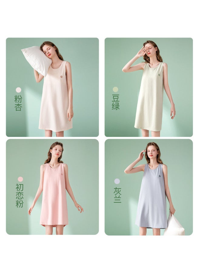 Fenton women's Summer Sleeveless Dress - Cotton Sleepwear Dress For Outdoor Wear - Image 5