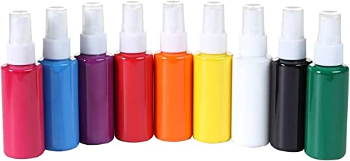 Tulip Fabric Paint, Permanent Spray on Paint Set Party Pack, 9 Pack Rainbow - Image 2