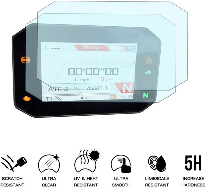 demulax Motorcycle Dashboard Protection Film for Aprilia - Image 3