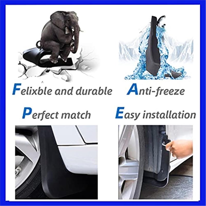 QASULER Car Mudguards for Chery Arrizo 5 - Image 3