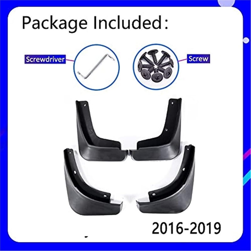 QASULER Car Mudguards for Chery Arrizo 5 - Image 5