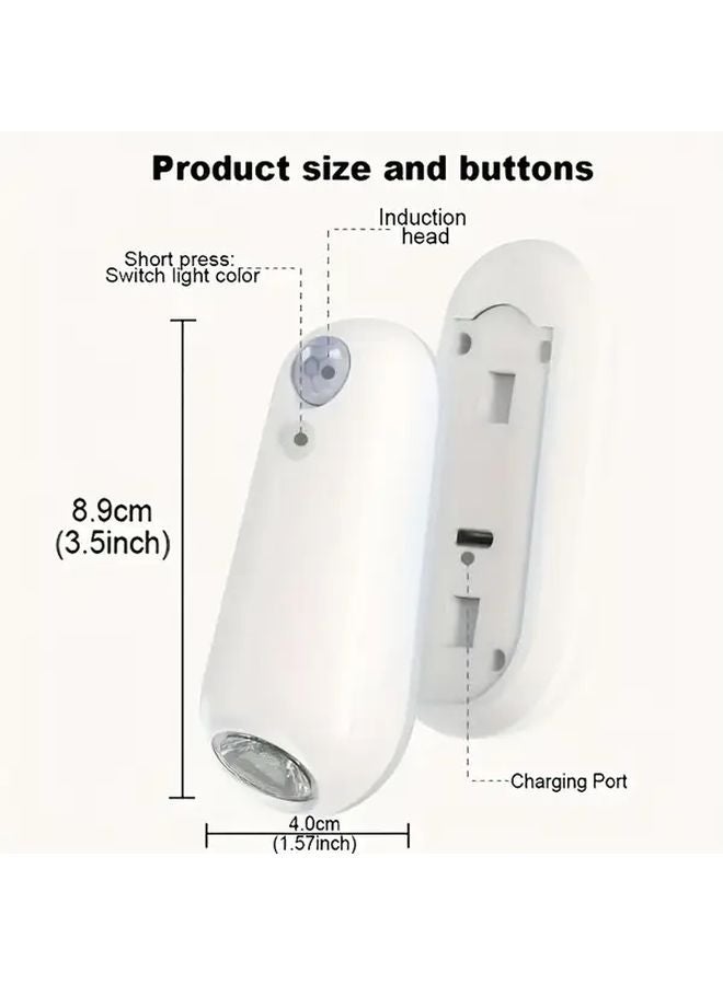 Smart Motion Sensor Self Lit Toilet Night Light 7 Color Changing Modes Plug And Play - Image 3