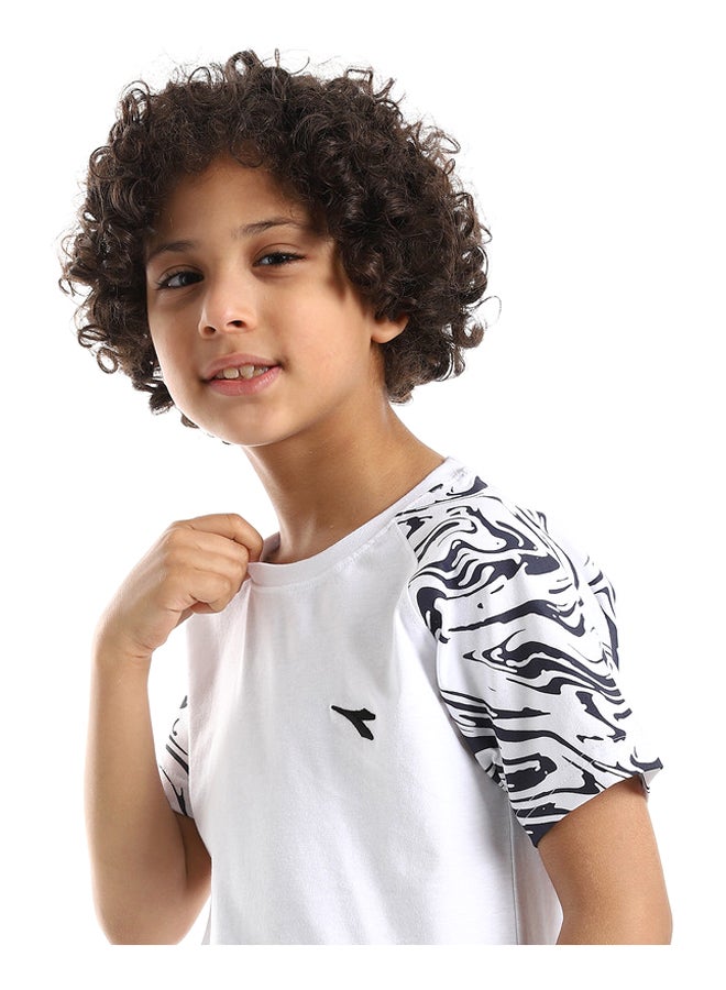 DIADORA Boys Printed Cotton T-Shirt - Image 4