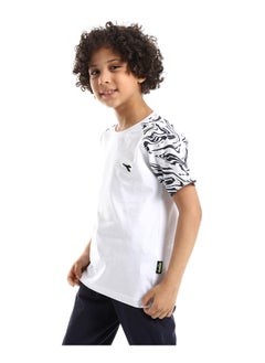 DIADORA تي شيرت قطن مطبوع للأولاد  - Image 2