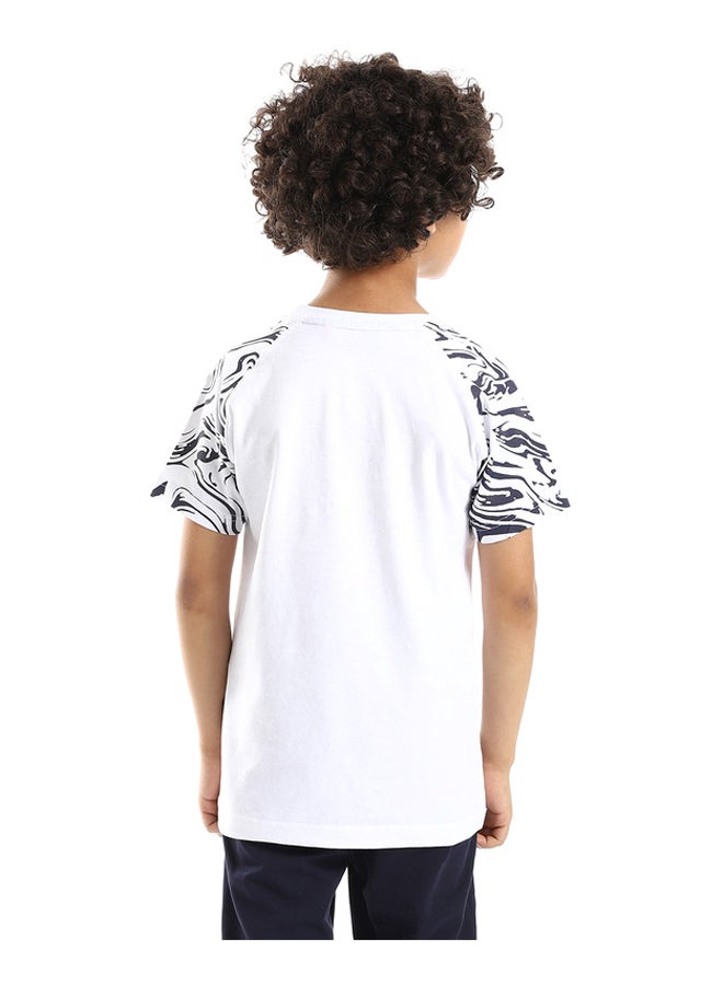 DIADORA Boys Printed Cotton T-Shirt - Image 3