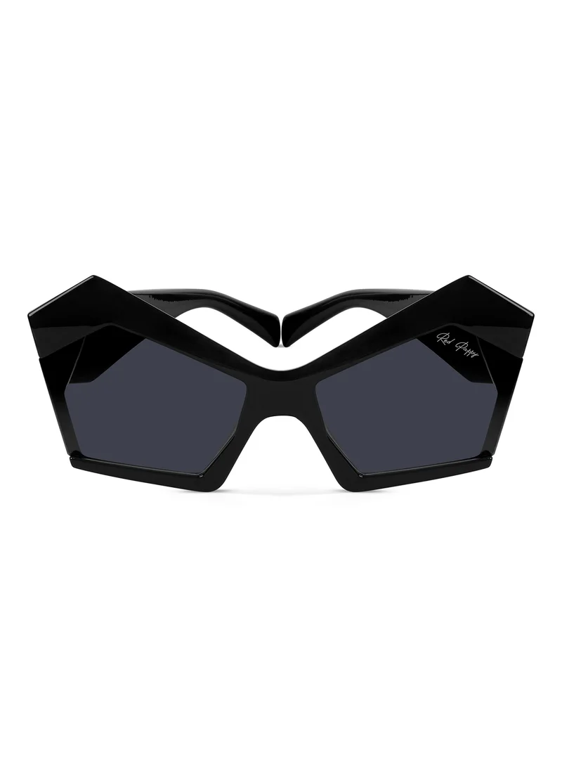 Woggles Stylish Black Cateye Sunglasses