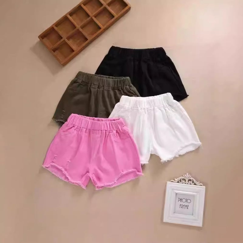 Girls' Outfit Western Style Casual Shorts Large Children'S Loose Girls' Shorts Children'S Wear Pants 2025 - Image 2