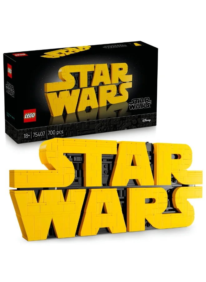 ليغو لافتة شعار Star Wars مبني بمكعبات 75407 ليغو® Star Wars™‍‌‎
