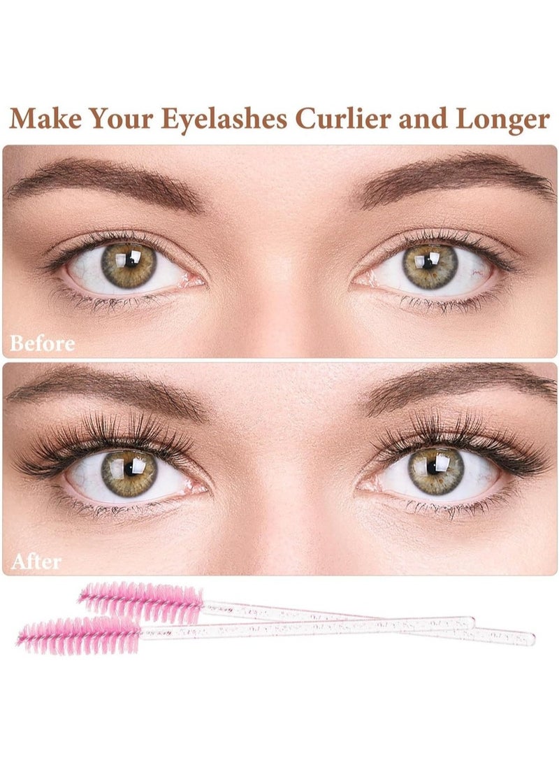 Mn 50 Piecs Spoolies For Eyelash And Eyebrow Brush Blue - Image 3