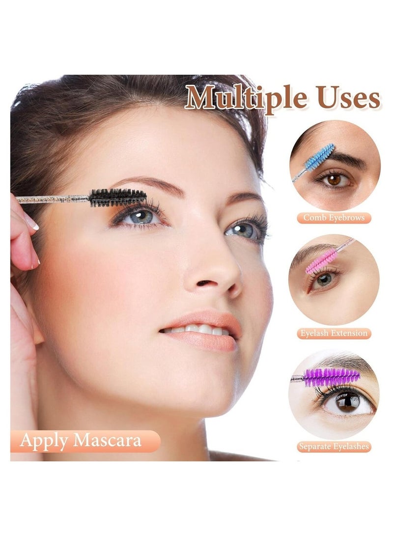 Mn 50 Piecs Spoolies For Eyelash And Eyebrow Brush Blue - Image 4