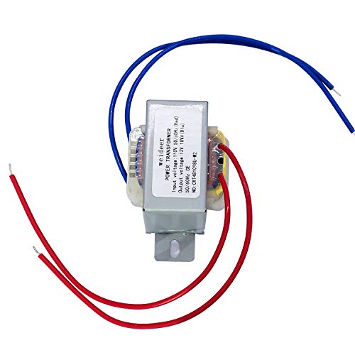 Weideer Input AC 110V 50/60HZ Output AC 12V 10VA Transformer - Single Phase for Lighting & Audio Power Supplies - K-001 - Image 5