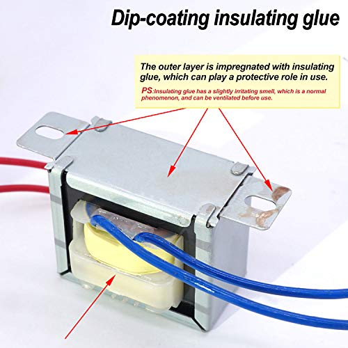 Weideer Input AC 110V 50/60HZ Output AC 12V 10VA Transformer - Single Phase for Lighting & Audio Power Supplies - K-001 - Image 3