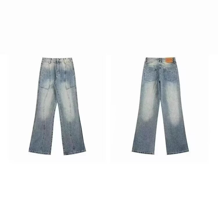 Unisex Classic Denim Jeans Loose Fit Daily Outdoor Wear - Image 4