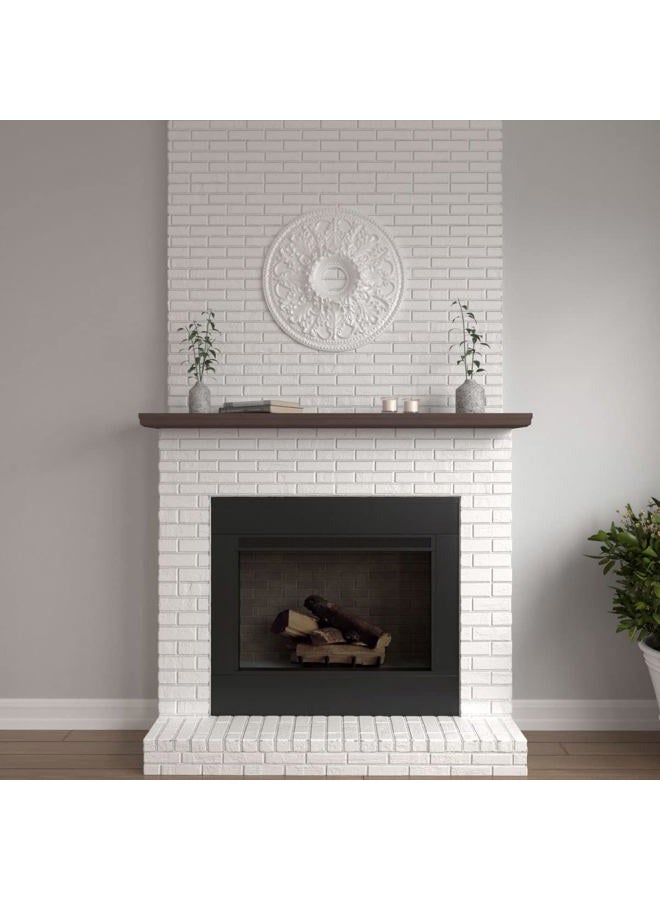 Ekena Millwork CM23AS Ashley Ceiling Medallion, 23 7/8"OD x 4"ID x 2 1/8"P (Fits Canopies up to 4 3/4"), Factory Primed - Image 5