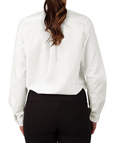 KNG Women’s White Button Down Long Sleeve Oxford Shirt - M - Image 4