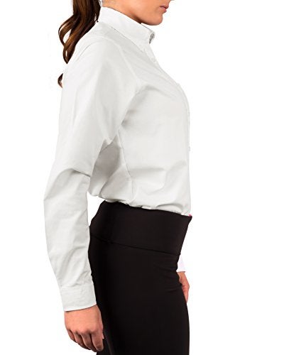 KNG Women’s White Button Down Long Sleeve Oxford Shirt - M - Image 3