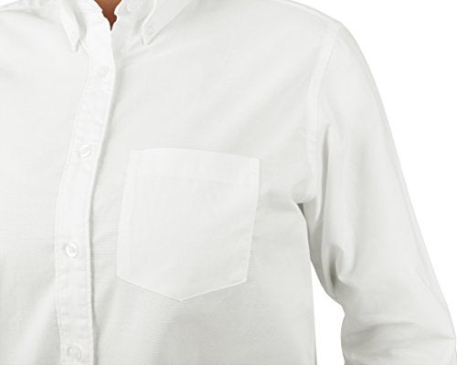 KNG Women’s White Button Down Long Sleeve Oxford Shirt - M - Image 5
