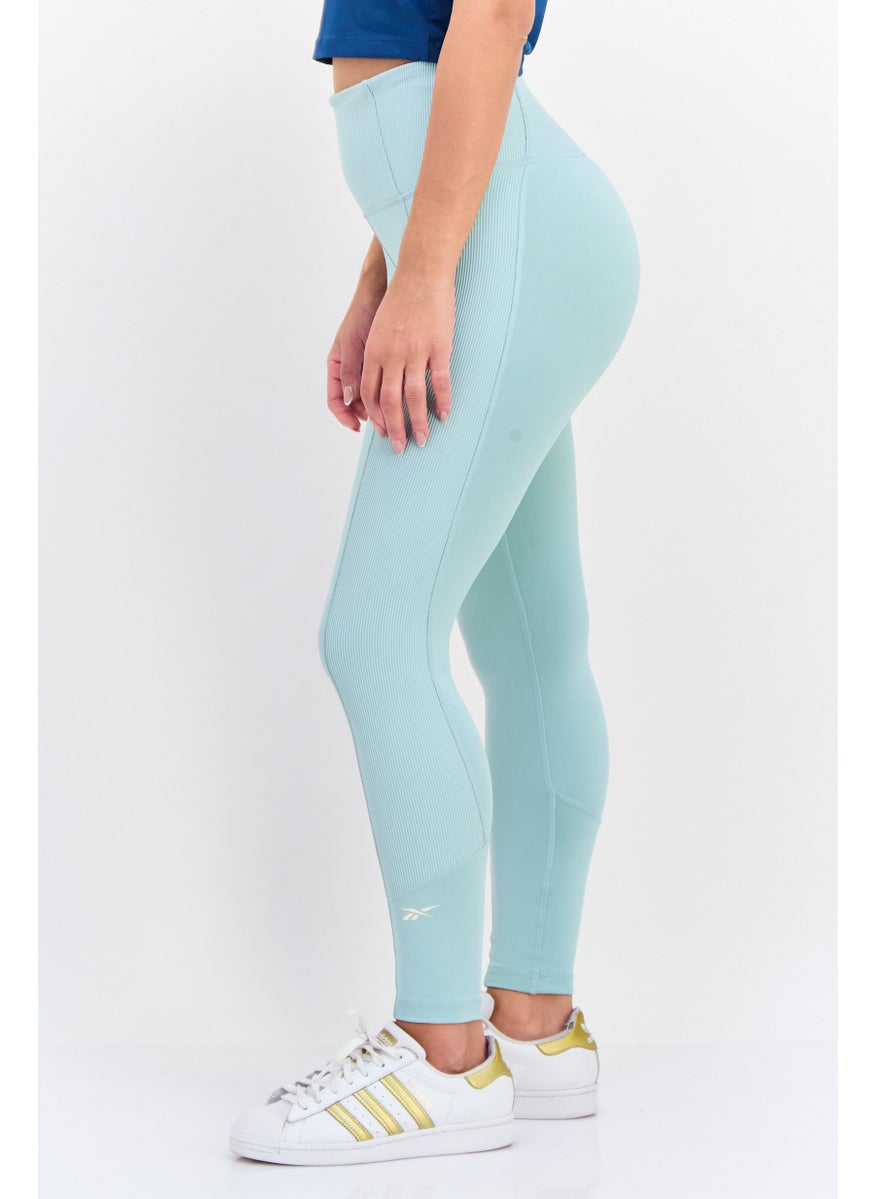 Reebok Women Sportswear Fit Training Leggings, Sage Green  - Image 4