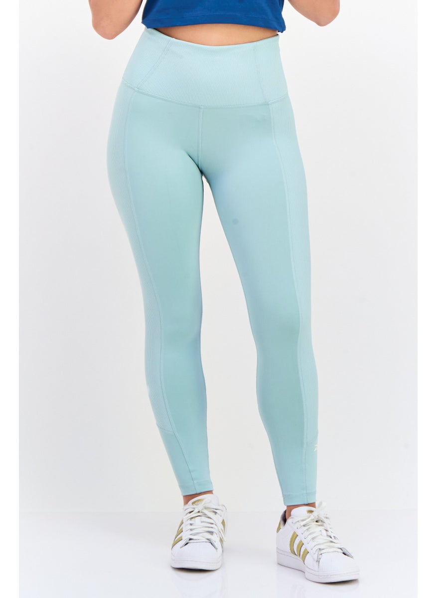 Reebok Women Sportswear Fit Training Leggings, Sage Green  - Image 1