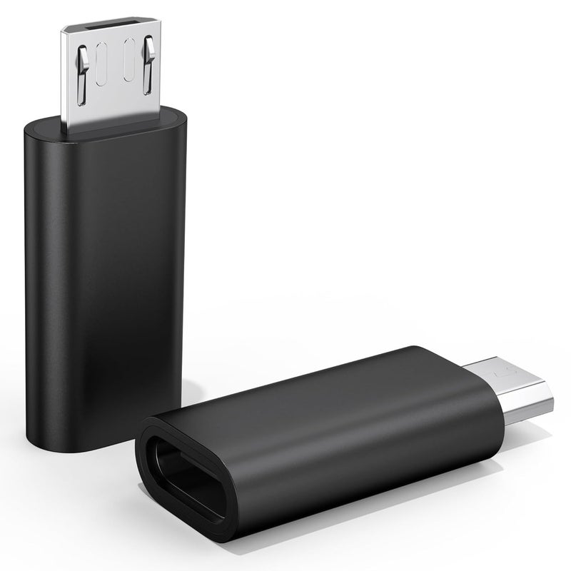 Tobfit Tobfit Micro USB to USB C Adapter for Type C Female to Micro B Male Converter QC 3.0 Data Transfer Compatible with PS4 Xbox Game Controller Spaker Driving Recorder Galaxy S7 Micro USB Devices - Image 1