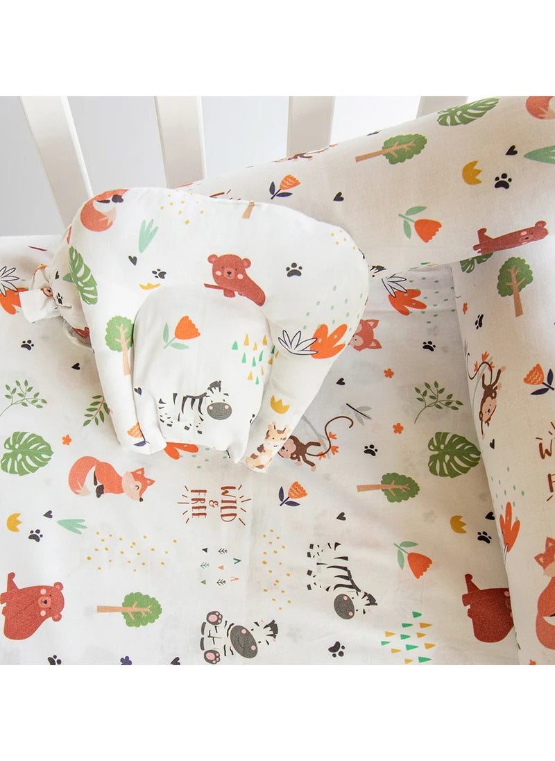 Yellow Doodle Yellow Doodle Organic Bedding Gift Basket - Baby Animals  - Image 2